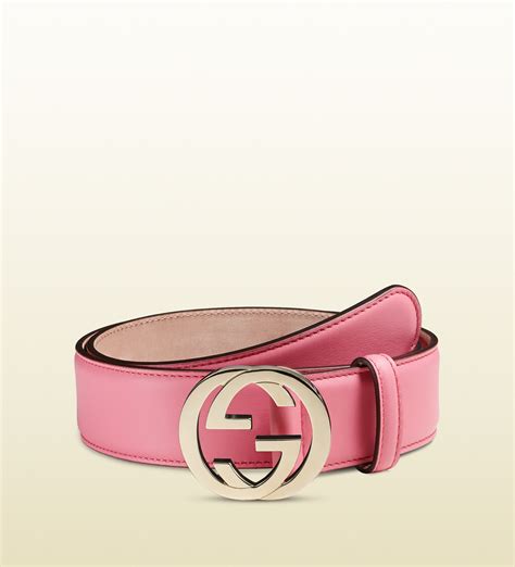 hot pink gucci belt|gucci interlocking belt pink.